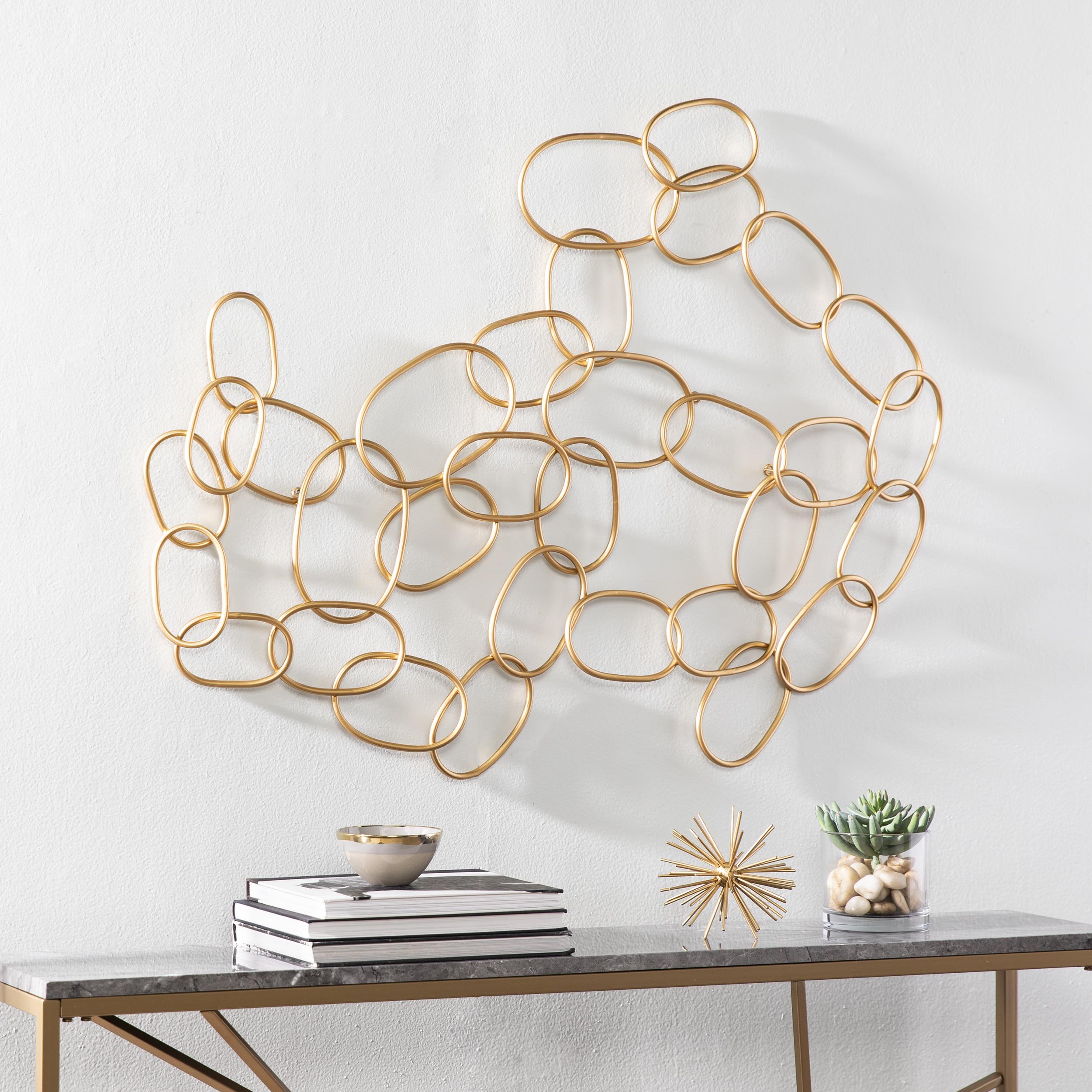 SEI Mananti Abstract Metal Wall Sculpture