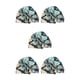 thumbnail image 2 of Inteprter Gorros para el cabello seco para ducha, cubierta de banda elástica resistente al agua con estampado de flores, turbante, sombrero rizado Type2 NO2 Inteprter CBP395415, 2 of 6