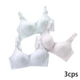 thumbnail image 2 of LYMAYTER‌ Teen Training Bra 12-16 Girls Sports Bras Cotton Adjustable Straps Breathable Underwear 75-90B, 2 of 8
