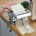 thumbnail image 3 of Machine Manuelle à Pâtes avec 6 Réglages d'Épaisseur Réglables, Fabricant de Nouilles 2-en-1 pour Spaghetti, Fettuccines, Lasagne, 3 of 6