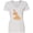 AA-White, variant on Inktastic Easter Cute Floppy Ear Brown Bunny Women's V-Neck T-Shirt