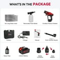 thumbnail image 4 of Audew Andeman 600PSI Cordless Pressure Washer Pro - 4.0Ah Battery ，6-in-1 Multipurpose Cleaner, 4 of 9