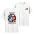 thumbnail image 2 of Leey-World American Flag Shirt USA Eagle Graphic Shirts for Men, 250th Independance Shirt, Patriotic Shirts for Mens(White,2XL), 2 of 8