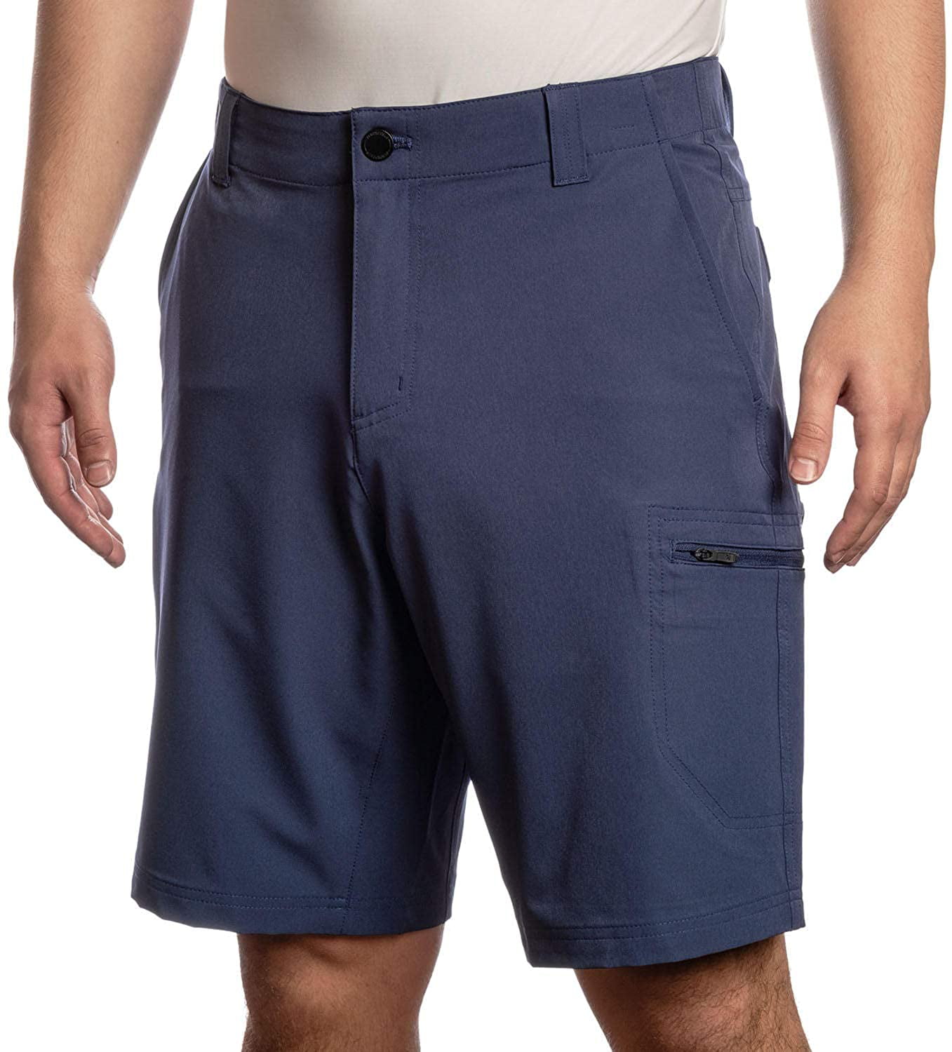 ZeroXposur Men's Travel Flex Stretch Lightweight Shorts Blue 38 ...