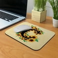 thumbnail image 5 of WIRESTER 8.66x7.08 in Rectangle Mouse Pad with Non-Slip Rubber Base for Computers, Laptop, Office & Home - Sunflower Vintage C, 5 of 5