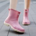 thumbnail image 4 of AUXDIQ Rain Boots Women Short Ankle Waterproof Rain Shoes Outdoor Garden Shoes, 4 of 6