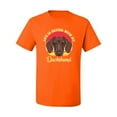 thumbnail image 2 of Wild Bobby, Life is Better with My Daschund Cute, Dog Lover, Men Graphic Tee, Orange, X-Large, 2 of 4