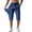 Blue-A-50512aa, variant on Men's Capri Pants Stretch Quick Dry Hiking Work Summer Long Shorts Below Knee Hiking Pants with Zipper Pockets Black S