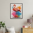 thumbnail image 4 of Paint By Numbers Kit for Adults Beginner - DIY Vibrant Flamingo Art Splash Background Canvas Painting Kits for Adults, Frameless Paint By Number for Adults for Home Wall Decor 16x20 Inch, 4 of 7