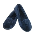 thumbnail image 2 of Dearfoams Women's Microfiber Velour Closed Back Slippers, 2 of 3