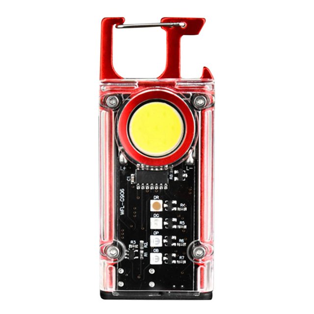 COB Camping Lights Abrebotellas 500LM Lámpara de emergencia para exteriores (Rojo) Tmvgtek Para Estrenar