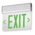 thumbnail image 1 of Lithonia Lighting EDG 1 G EL M6 Aluminum LED Emergency Exit Sign, 3 watts, Green, 1 of 1