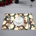 thumbnail image 2 of EREHome Santa Claus Snowflake Placemat Plate Holder Set of 4, Table Mats Protector 12x18 inch, 2 of 5
