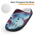 thumbnail image 4 of Ghostbusters Logo Cartoon Kid's Cotton Slippers Winter Warm Soft Plush Slippers with Rubber Sole Non-Slip Indoor Outdoor Slip on Shoes Fluffy House Slippers For Boys Girls Teen, 4 of 8