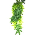thumbnail image 2 of ORUYROP Aquarium Reptile Fish Tank Artificial Plastic Fake Hanging Plant Decor Reptile Breeding Box Aquarium Landscape Simulation Plant Hanging Leaf 50cm, 2 of 7