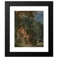thumbnail image 2 of Adam Elsheimer 15x18 Black Modern Framed Museum Art Print Titled - Saint John the Baptist in the Wilderness (C. 1602), 2 of 5