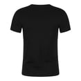 thumbnail image 4 of BXINGOHAI Men's Short Sleeve Upf 50+ T-Shirt Quick Dry Athletic Running Swim Top Tee Performance Water Shirts Black,L, 4 of 6