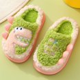 thumbnail image 2 of Vedolay Slippers for Boys Girls Lightweight Non-Slip House Slippers Slip-On Cozy Indoor Green,33, 2 of 5