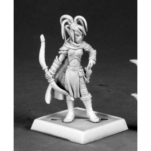 Reaper Miniatures Shalelu, Elf Ranger 60042 Pathfinder Miniatures Unpainted Mini