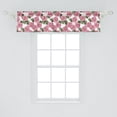thumbnail image 2 of Ambesonne Pink Floral Window Valance, Wild Spring Peonies, 42" x 12", Pale Pink Olive Green, 2 of 3