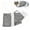 Gray, variant on Detachable Breathable Mesh Cat Bathing Bag, Adjustable Anti-Scratch Cat Washing Restraint Bag with Carry Handle, Reusable Pet Grooming Bag for Bathing Nail Trimming Injection Home Vet Use