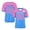 Sky Blue, variant on Womens Tees Unisex Casual Diy Name And Number Printed Soft Stretchy Elastic Sport Tees Summer Daily Athletic Stylish Tee Tops