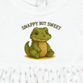 thumbnail image 4 of Inktastic Snappy but Sweet Cute Alligator Girls Baby Dress, 4 of 5