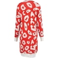 thumbnail image 3 of Women's Plus Size Long Sleeve Open Front Cardigans Soft Knit Ugly Christmas Sweater, 3 of 4