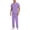 02-Light Purple, variant on Scrubs for Men, Men's Medical Scrub Sets, V-Neck Short Sleeve Scrubs Top & Cargo Pants with Pockets L 02-Light Purple