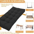 thumbnail image 3 of Bxaolu Outdoor Bench Cushion, 39.5x19.7 Inch, Waterproof Bench Cushion for Outdoor/Indoor Furniture, Tufted Patio Bench Seat Cushion, Fade Resistant Outdoor Cushions for Porch Swing Couch, 3 of 9