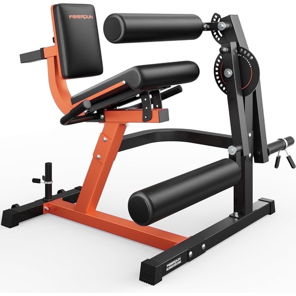 FED Fitness 4 IN 1 Leg Extension Curl Machine - Adjustable Leg Curl Machine with 700lbs Capacity (Black)