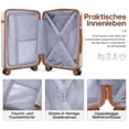 thumbnail image 2 of Juego de equipaje UKEIN de 3 piezas con maleta y mochila de transporte de 20 pulgadas, 2 of 8