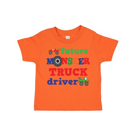 

Inktastic Monster Truck Future Driver Gift Toddler Boy Girl T-Shirt