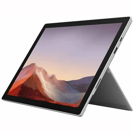 Microsoft Surface Pro-7 Retail 12.3" Touchscreen Tablet, Intel I3-1005G1, 4GB RAM, 128GB SSD, Win10 Home 64, Platinum, PVA-00001 (Factory Recertified)