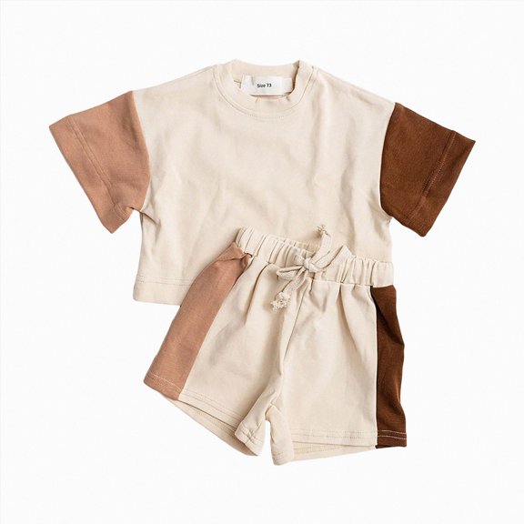 Baby Clothes Girl Girl Outfits Toddler Baby Girls Summer Clothes Short Sleeve T-Shirt Tops Short Sets Cute Outfits Kaprioy