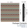 thumbnail image 2 of Traditional Boho Pattern Anti-Skid Rubber Table Topper 31.5x31.5 Inch Mahjong Playing Mat with Quiet Surface for Card Games Board Games and Game Nights, 2 of 7