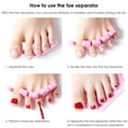 thumbnail image 6 of Finger Toe Separators 10Pack Soft Sponge Separator Pedicure Tool for Salon and Home Use, 6 of 6