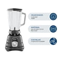 thumbnail image 4 of Licuadora Oster Clásica Vaso de Vidrio 1.25 L con 700 Watts de Potencia con Interruptor de Palanca, 4 of 4