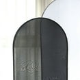 thumbnail image 5 of BalsaCircle 5 ft Black Fitted Matte Spandex Round Top Wedding Arch Backdrop Stand Cover Party Events Decorations, 5 of 8