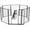 32*40 inches, variant on Rugerasy 8pc Dog Playpen,Pet Play Pen Indoor/Outdoor,Heavy Duty Metal Pet Exercise Pen,Wide Door Low Threshold,Portable Pet Playpen for Garden Yard,Quick Install,32*40 inches