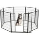thumbnail image 1 of Historyli Corral para Perros,Valla de 8 Paneles Interior/Exterior,Corral de Ejercicio para Mascotas/Cachorros de Metal,Puerta Ancha y Umbral Bajo,Corral Portátil para Mascotas,32*40 Pulgadas, 1 of 6