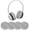 Gray, variant on MODANU 2 Pairs Headphone Earpad Covers Headphone Sweat Covers Washable and Stretchable Ear Pads Protectors for Gym Libraries, Studying Gaming (Fit 9-11 cm, Black)