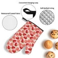 thumbnail image 3 of Cauagu Cute Strawberry Print Oven Mitts and Pot Holders 4 pcs Set,Extra Thicken Long Kitchen Oven Glove Potholders BBQ Gloves-Oven Mitts and Pot Holders(11 Inch), 3 of 6