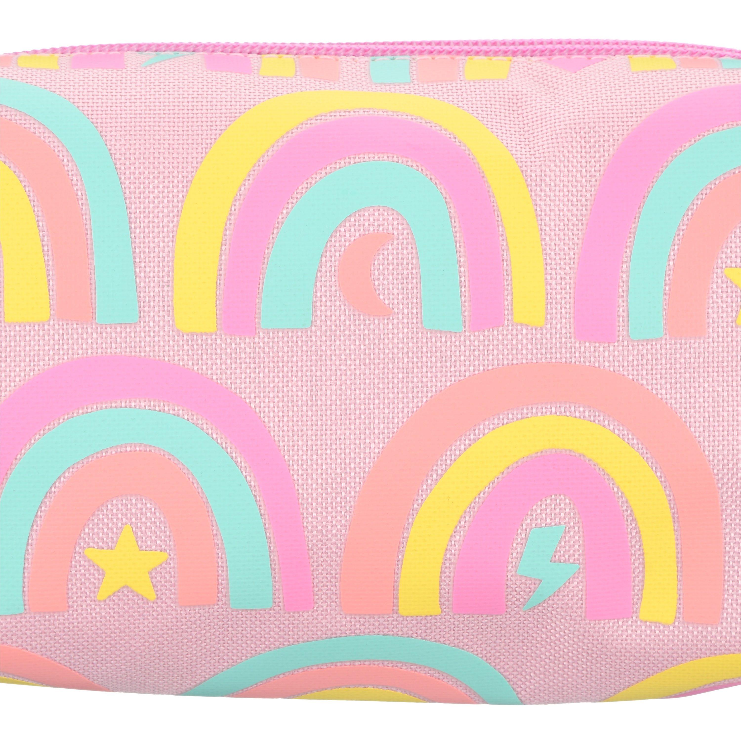 Pen+Gear Rainbow Pencil Pouch, Pink