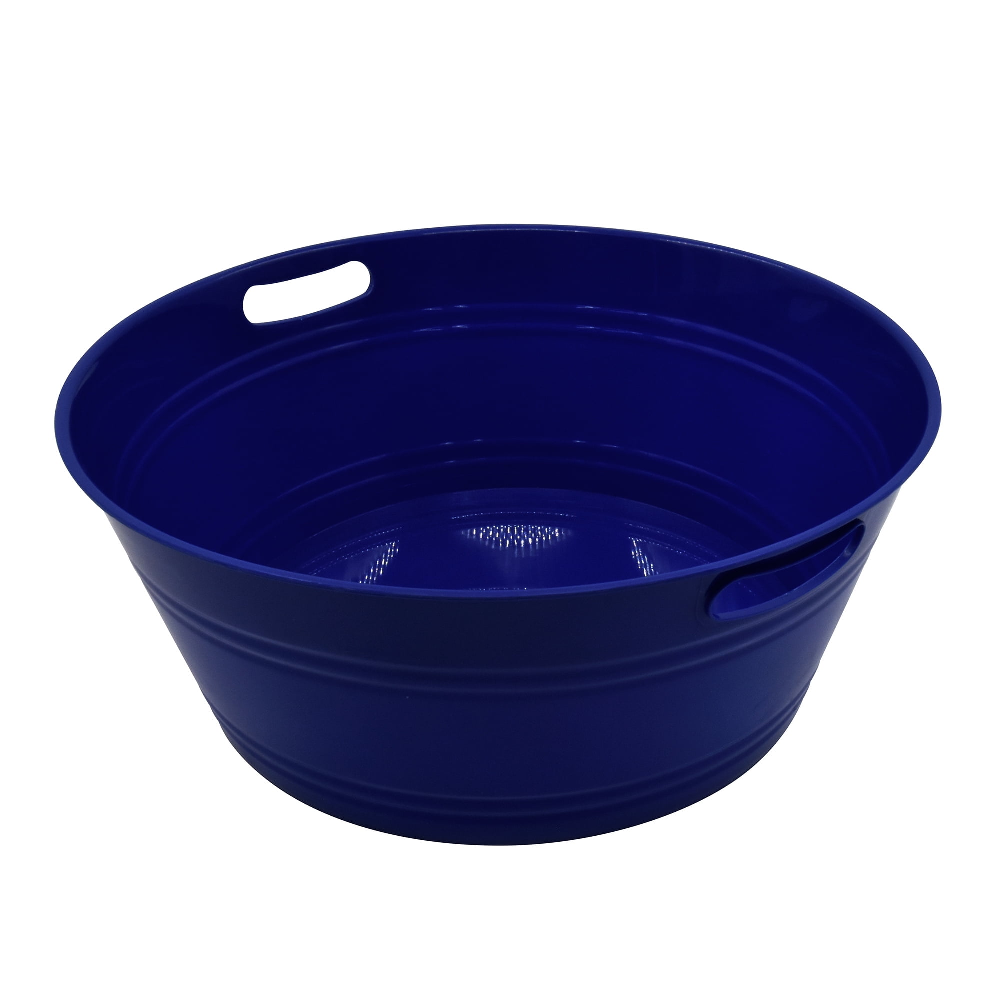 Plastic 17.5\" Round Party Tub, Blue, 1 Count, Party Favors, Way to Celebrate