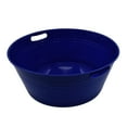 Plastic 17.5" Round Party Tub, Blue, 1 Count, Party Favors, Way to Celebrate
