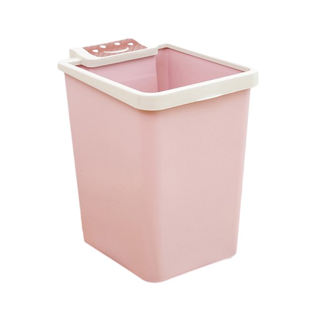 Naiovety Cubo de basura clasificado resistente y fiable de PP para el hogar y la superficie es y fácil de limpiar, cesta de papel grande, color Type2 NO2