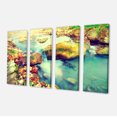 thumbnail image 2 of Mountain River with Stones - Large Seashore Canvas Wall Art, 2 of 3