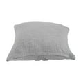 thumbnail image 3 of LR Home Reese Hand-Tufted Gray Diamond Cotton Throw Pillow, 20" x 20", 3 of 9