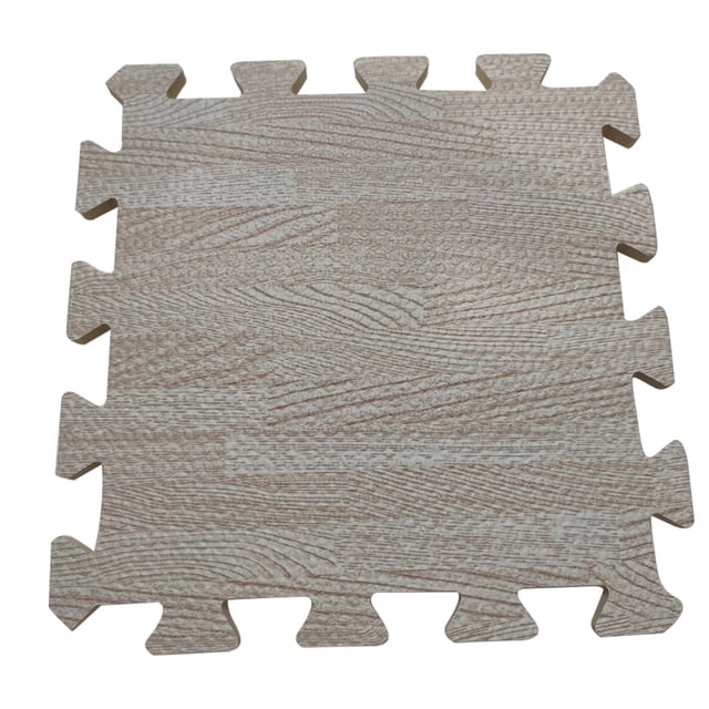 Home Floor Mat Carpet Blanket Exercise Gym Bathroom EVA Rug Kid Play Crawling Wood Pattern Foam Carpet